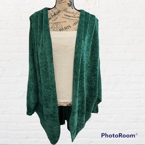 Chenille cardigan/wrap